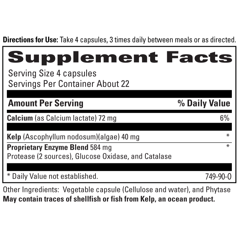 TRMA 90 Supplement Facts version O